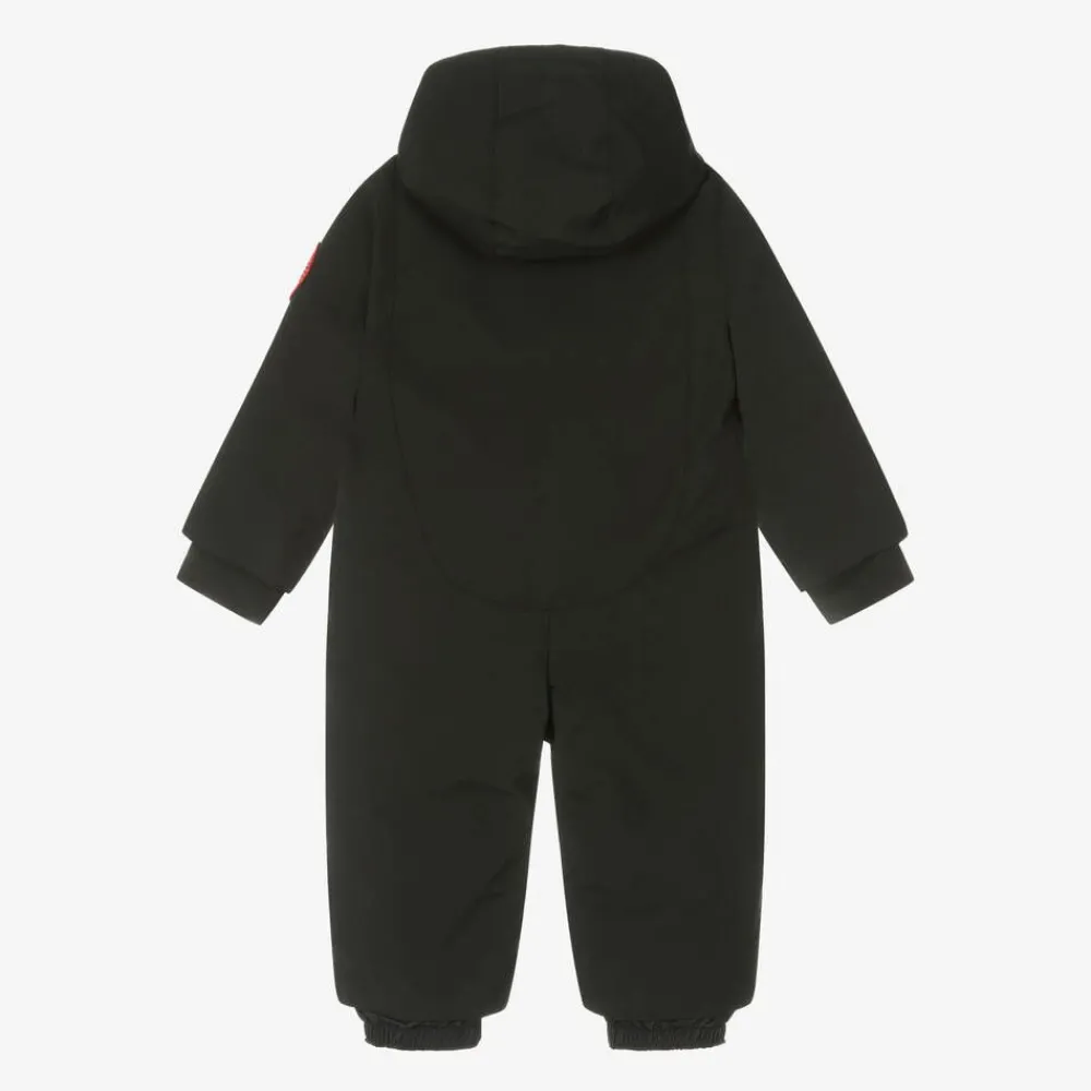 Canada Goose Snowwear*Black Down-Filled Baby Snowsuit