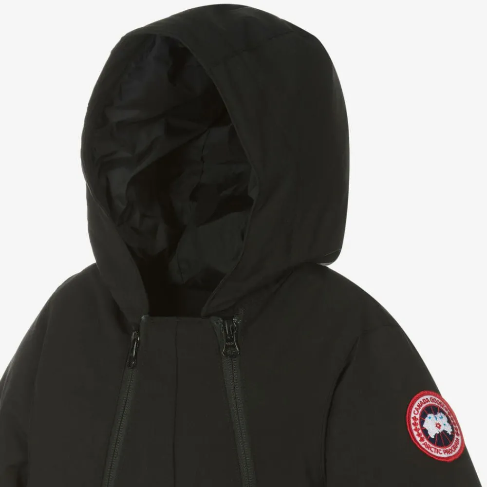 Canada Goose Snowwear*Black Down-Filled Baby Snowsuit