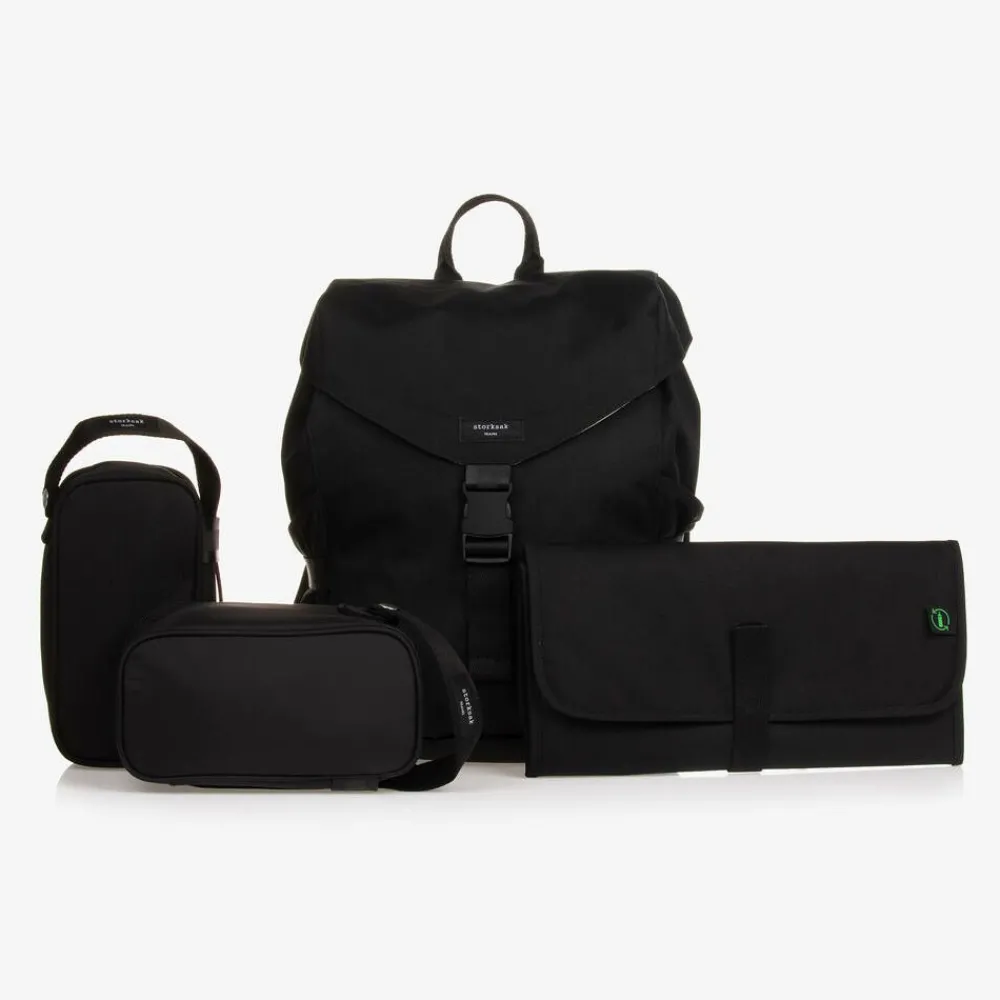 Storksak Gifts*Black Eco Backpack Changing Bag (34cm)
