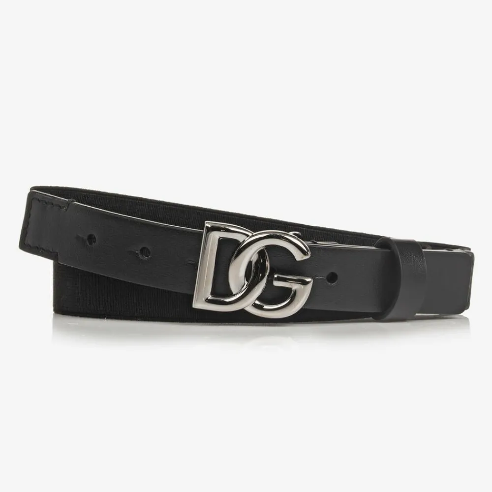 Dolce amp; Gabbana Clothing Accessories|Clothing Accessories*Black Elasticated DG Belt