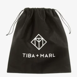 TIBA + MARL Gifts*Black Faux Leather Changing Bag (34cm)