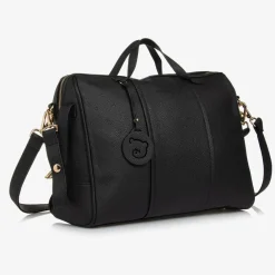 Pasito a Pasito Bags*Black Faux Leather Changing Bag (38cm)