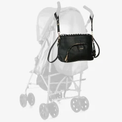 Nanán Bags*Black Faux Leather Changing Bag (38cm)