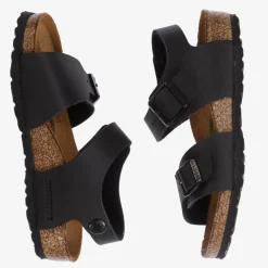 Birkenstock Sandals*Black Faux Leather Sandals