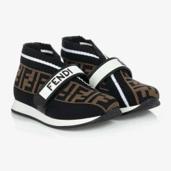 Fendi Trainers|Trainers*Black FF Logo Trainers