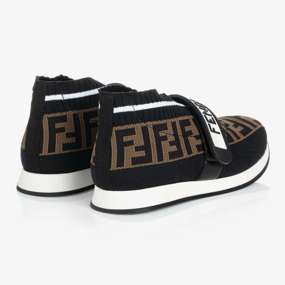 Fendi Trainers|Trainers*Black FF Logo Trainers