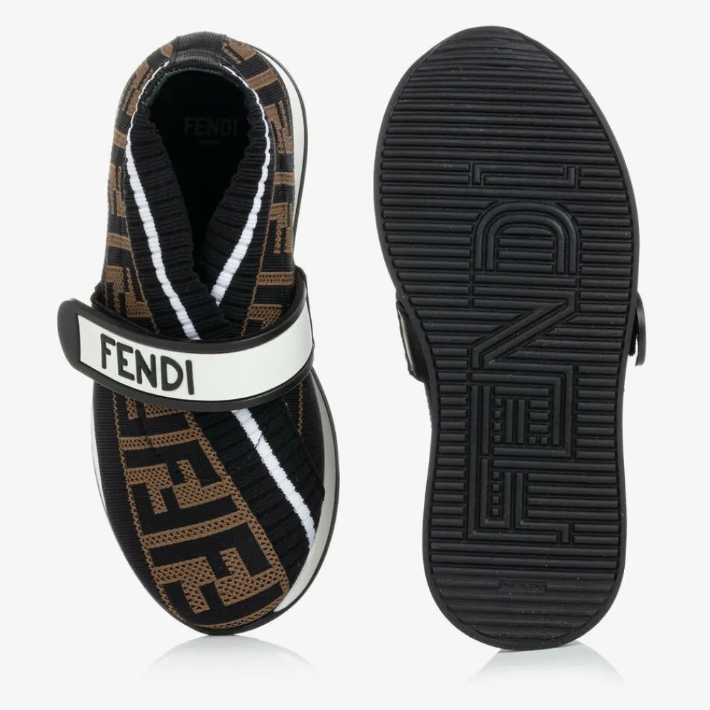 Fendi Trainers|Trainers*Black FF Logo Trainers
