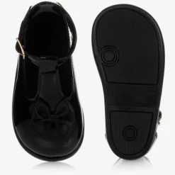 Early Days First Walkers|First Walkers*Black First-Walker Shoes