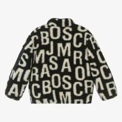 MARC JACOBS Tops|Tops*Black Fleece Jumbled Logo Zip-Up Top