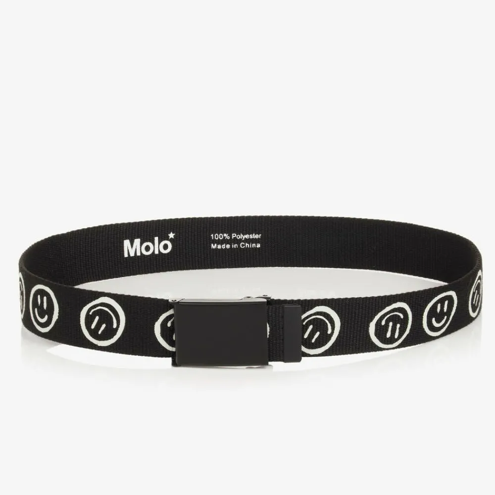 Molo Clothing Accessories|Clothing Accessories*Black Graphic Woven Belt