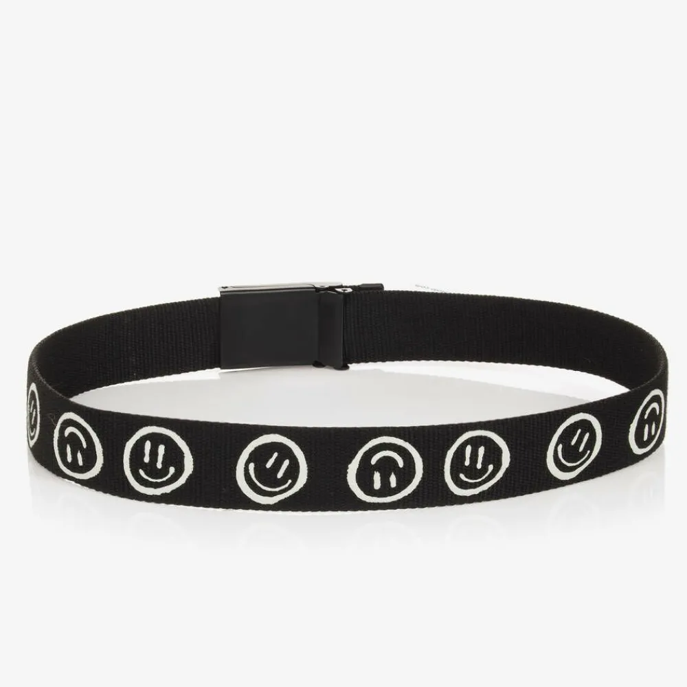 Molo Clothing Accessories|Clothing Accessories*Black Graphic Woven Belt