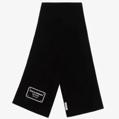 Dolce amp; Gabbana Scarves|Scarves*Black Knitted Wool Scarf
