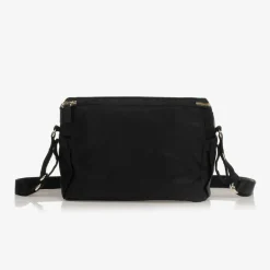 Storksak Gifts*Black Leather Alyssa Stroller Organiser Bag (27cm)