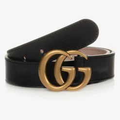 Gucci Clothing Accessories|Clothing Accessories*Black Leather GG Belt