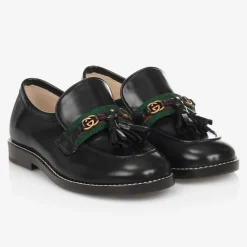 Gucci Loafers & Moccasins|Loafers & Moccasins*Black Leather Loafer Shoes
