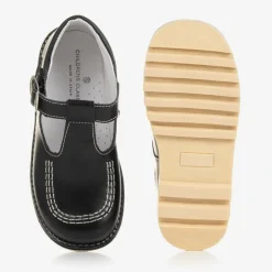 Childrens Classics Traditional Shoes|School Shoes*Black Leather T-Bar Shoes