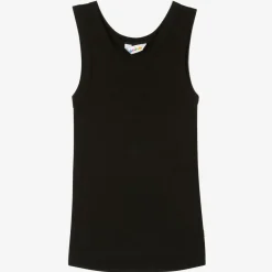 Joha Underwear*Black Merino Wool & Silk Vest