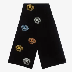 Burberry Scarves|Scarves*Black Merino Wool Scarf (128cm)