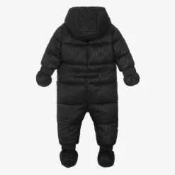 KARL LAGERFELD KIDS Snowwear*Black Monogram Snowsuit