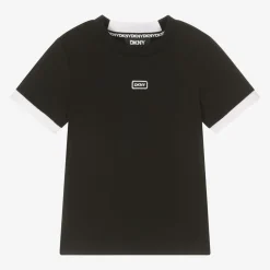 DKNY Tops*Black Organic Cotton T-Shirt
