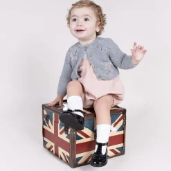 Early Days First Walkers|First Walkers*Black Patent Bar Shoes