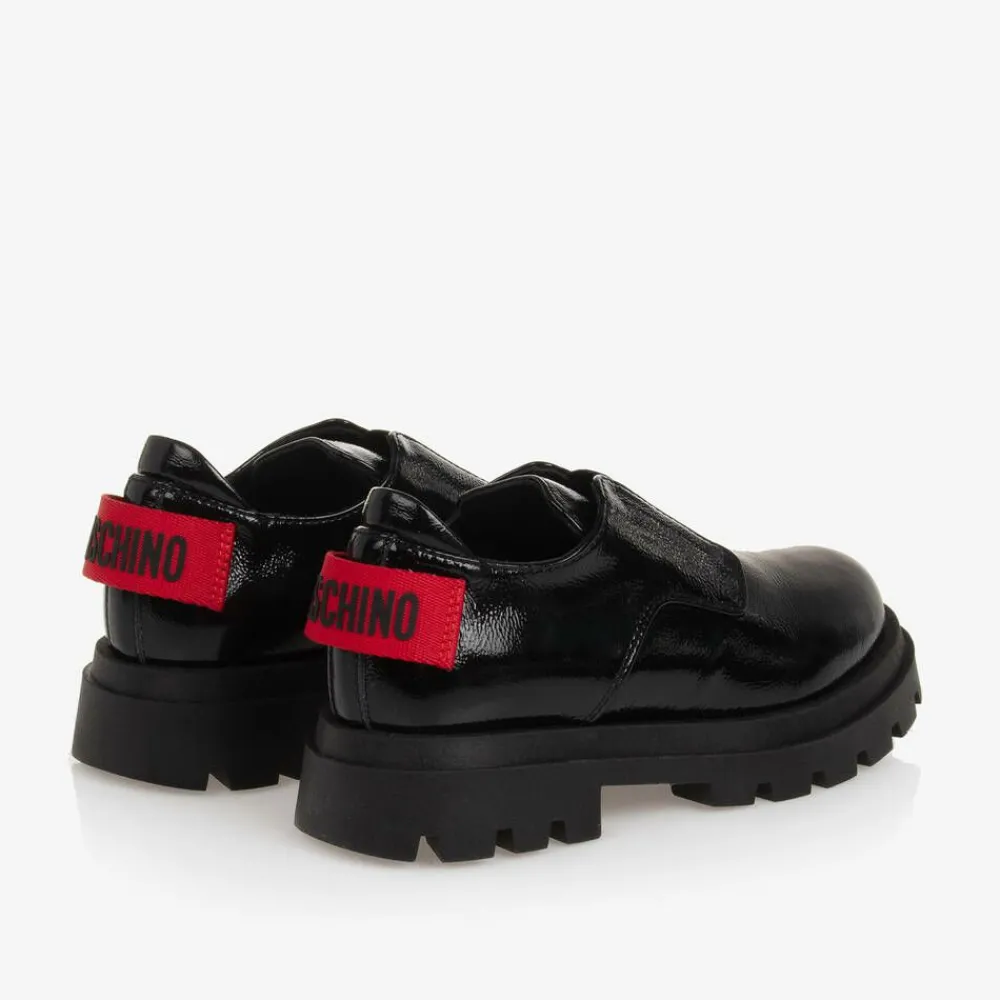 Moschino Loafers & Moccasins|Loafers & Moccasins*Black Patent Leather Loafers