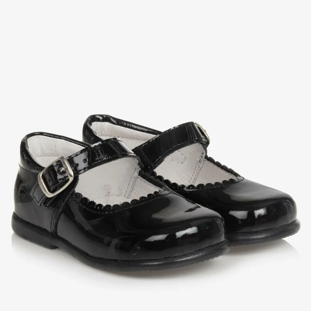 Childrens Classics Bar Shoes|Bar Shoes*Black Patent Leather Shoes