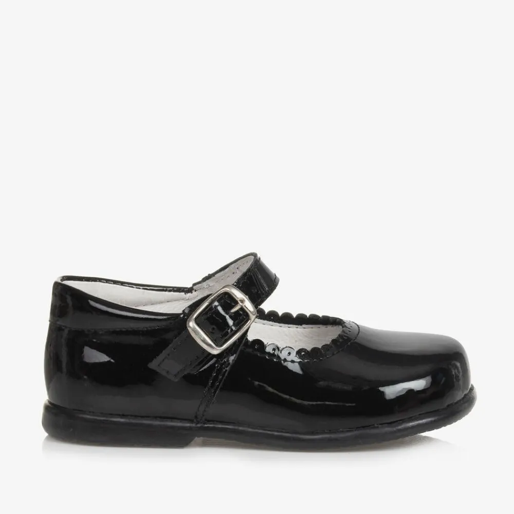 Childrens Classics Bar Shoes|Bar Shoes*Black Patent Leather Shoes