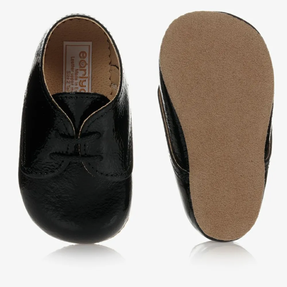 Early Days Pre Walkers|Pre Walkers*Black Patent Pre-Walker Shoes