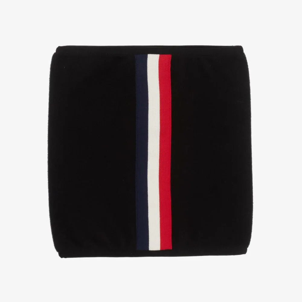 Moncler Enfant Snowwear*Black Polar Fleece Snood