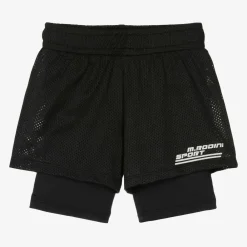 Mini Rodini Shorts|Activewear*Black Quick Dry Mesh Sport Shorts
