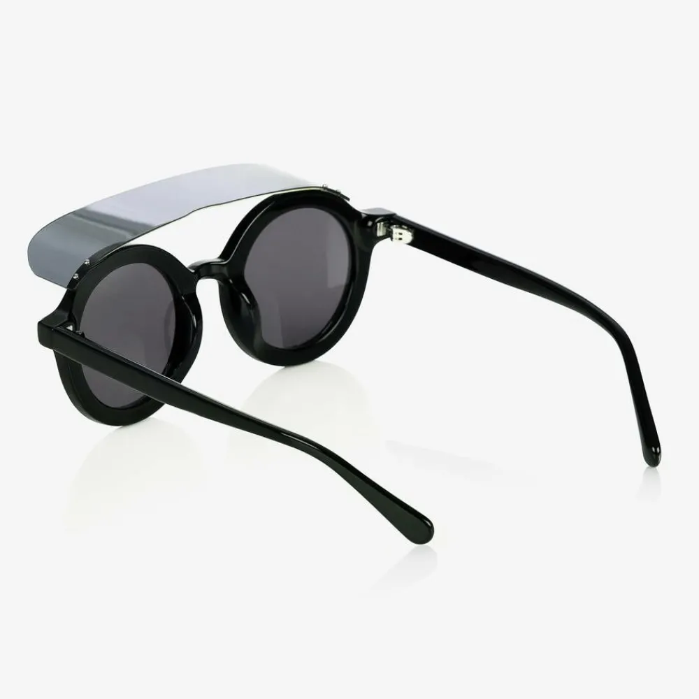 Mini Rodini Clothing Accessories|Clothing Accessories*Black Round Visor Sunglasses