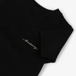 Burberry Tops|Tops*Black Script Logo Cotton Baby T-Shirt
