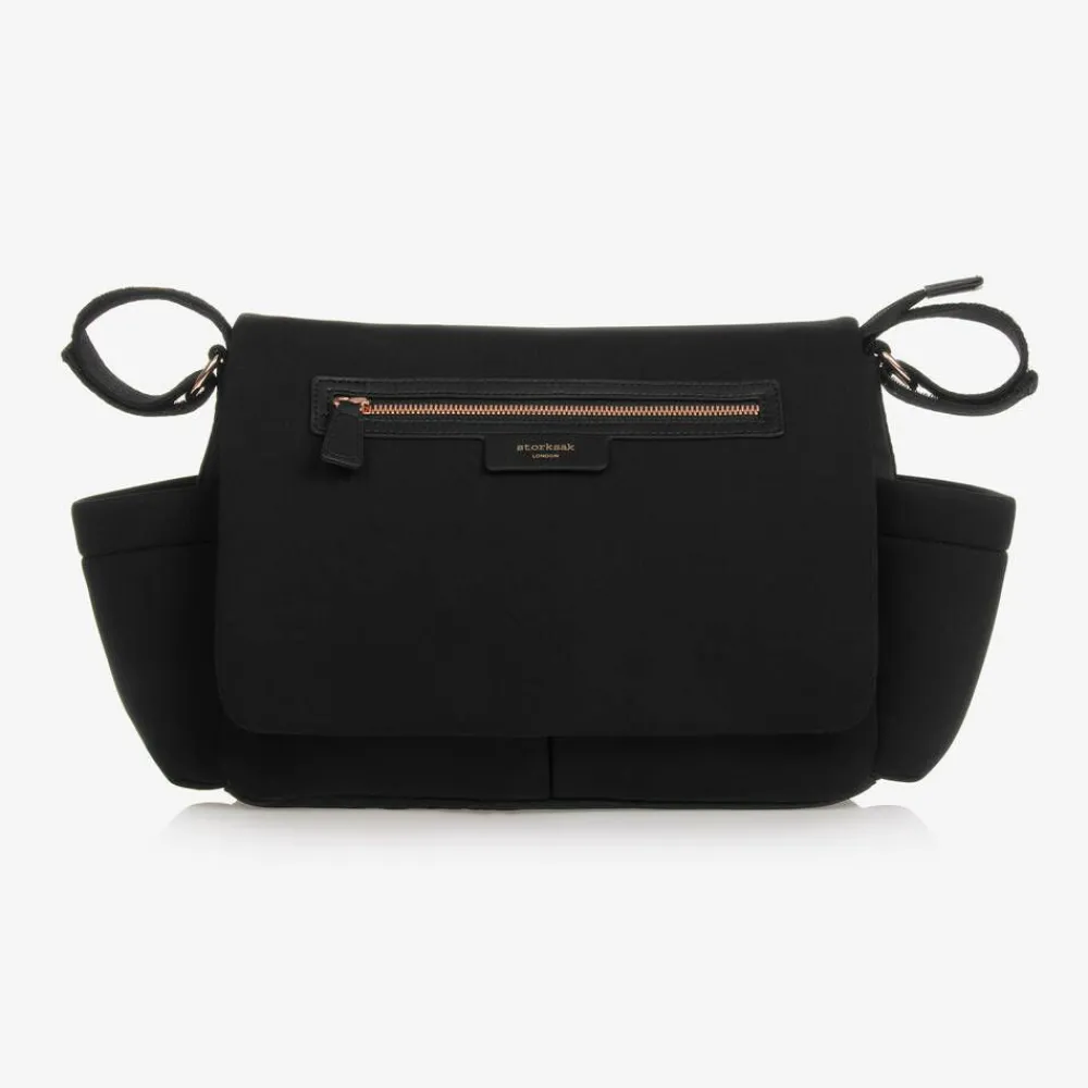 Storksak Gifts*Black Scuba Luxe Stroller Organiser (42cm)