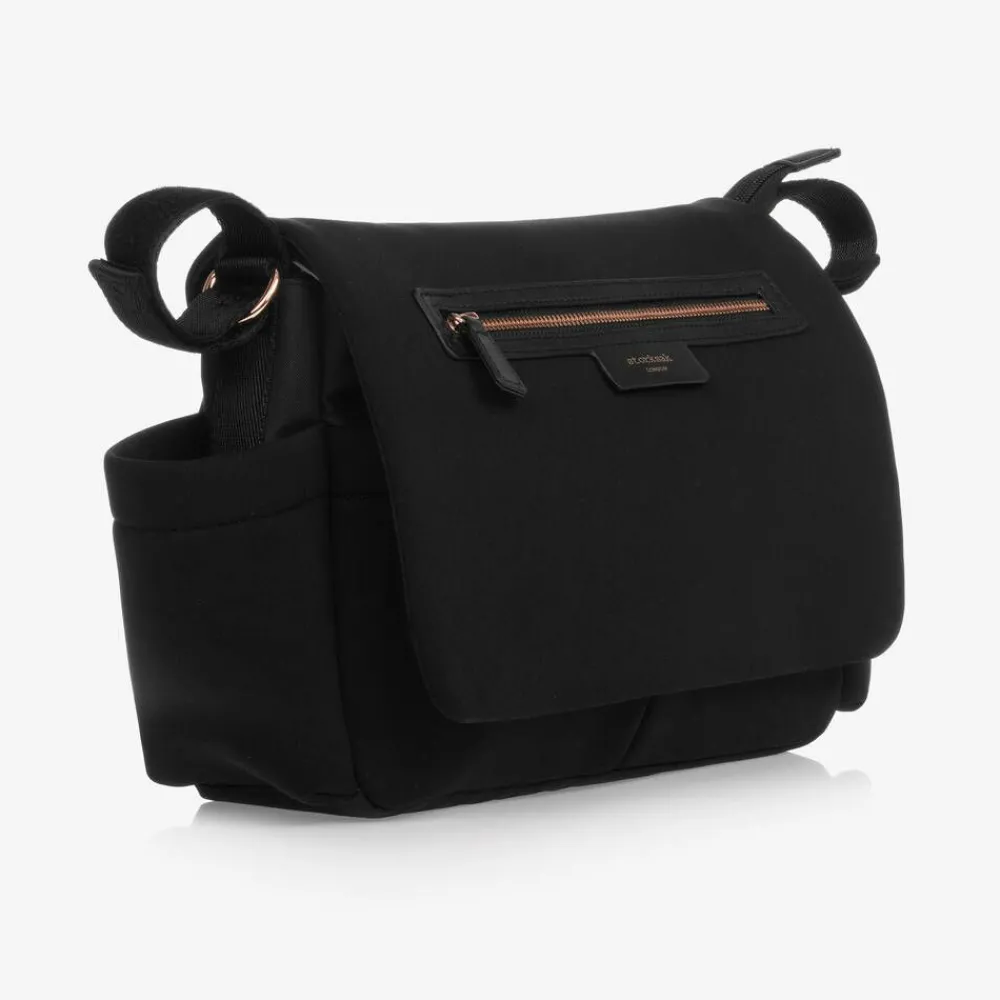 Storksak Gifts*Black Scuba Luxe Stroller Organiser (42cm)