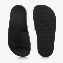 Moncler Enfant Sliders|Sliders*Black Sliders