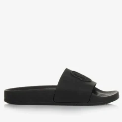 Moncler Enfant Sliders|Sliders*Black Sliders