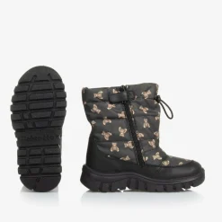 Falcotto by Naturino Snow Boots|Snow Boots*Black Teddy Bear Print Snow Boots