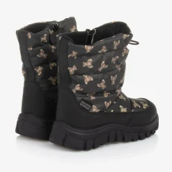 Falcotto by Naturino Snow Boots|Snow Boots*Black Teddy Bear Print Snow Boots
