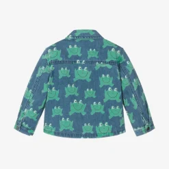 Stella McCartney Kids Coats & Jackets|Coats & Jackets*Blue & Green Frog Denim Jacket