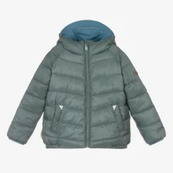 Töastie Coats & Jackets|Coats & Jackets*Blue & Green Reversible Puffer Jacket