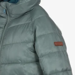 Töastie Coats & Jackets|Coats & Jackets*Blue & Green Reversible Puffer Jacket