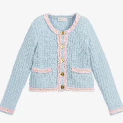 Angels Face Coats & Jackets*& Pink Knitted Jacket Blue