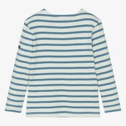 Week-end à la mer Tops*Blue & White Breton Striped Cotton Top