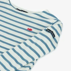 Week-end à la mer Tops*Blue & White Breton Striped Cotton Top