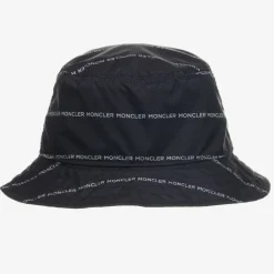 Moncler Enfant Hats*Blue & White Logo Sun Hat