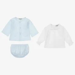 Babidu Outfit Sets*Blue & White Shorts Set