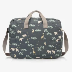 Pasito a Pasito Walking Mum Bags*Blue & Grey Jungle Print Suitcase (49cm)
