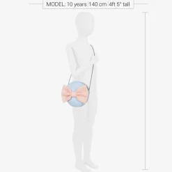 Wauw Capow Bags*Blue & Pink Bow Bag (25cm)