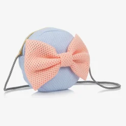 Wauw Capow Bags*Blue & Pink Bow Bag (25cm)